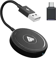 Wireless Android Auto Adapter,2024 Upgraded Wireless Android Auto Convert Wired Android Auto to Wireless,Android Auto Dongle 5Ghz WiFi Auto Connect,Plug and Play,for Android Cars After 2017