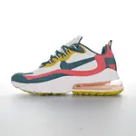 NIKE AIR MAX 270 REACT SE 瑞亞後氣墊百搭運動慢跑鞋「米白綠紅」CT1264-103