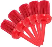 Golfing Practice Golf Tees Golf Brush Red Golf Cleaner Golf Plastic