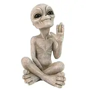 Statue Martians Garden Figurine Set for Home Indoor Outdoor Figurines1806