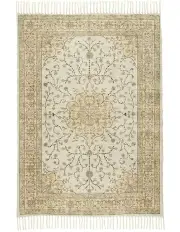 [Miss Amara] Josie Boho Picnic Rug in Neutral Beige