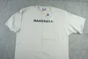 Champion Shirt Mens XL Gray Vintage Embroidered Baseball Cooperstown
