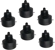 Beatifufu 6Pcs Auto Tweeter Horn High Pitched Crisp Sound Durable Design Easy Installation for Car Audio Systems Compatible with Various Vehicles