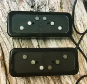 Porter Pickups - Ricochet P90 Set for Electric Guitar - Black Open Covers