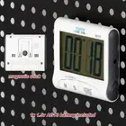 Portable Digital Timer Clock for Kitchen with Loud Alarm and LCD Display