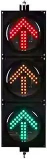 Traffic Light, Led Traffic Light, Arrow Signal Light, PC Shell Three Module Waterproof Traffic Light, 500M Remote Control Signal Light, DC12V/DC24V/AC85-265V, 200mm(8inch) Traffic Light(500M Remo
