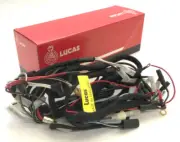 LU54960715 LUCAS cloth braid MAIN WIRING HARNESS TRIUMPH T150v 1971-2 + diagram