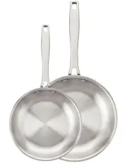 [Tramontina] Grano Tri-Ply Clad Frying Pan Set 20cm & 30cm in Silver