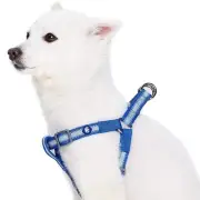 Essentials Step-in Reflective Back to Basics Dog Harness, Navy Blue, Chest Gi...