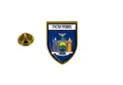 pins pin's flag national badge backpack hat shield world usa new york