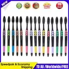 Bamboo Charcoal Huge Head Toothbrush Black Extra Hard Toothbrush for Adults Kids