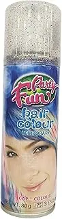 Party Fun Temporary Hair Colour Spray, PF14, Glitter Multi, 125 millilitre