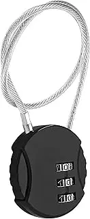 EZONEDEAL Durable Luggage Padlock, Long Neck Combination Padlocks Travel Lock Keyed Security Suitcase Luggage Luggage Locks, Toolboxes for Lockers Bag Luggage
