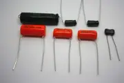 CAPACITOR KIT FOR FENDER CHAMP-AMP 5E1 MODEL - CAP JOB - F&T SPRAGUE ORANGE ATOM