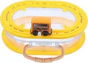 Rail Car Storage Box Woven Storage Baskets Big Suitcase Traveling Storage Suitcase Traveling Storage and Bins with Lids Mini Cars Boxes Storage Bin Plastic Yellow