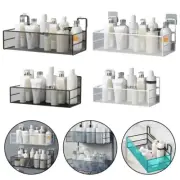 Bathroom Self-Adhesive Storage Rack Without Punching Mesh Storage Hanging Basket