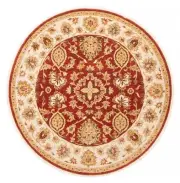 Traditional Vintage Hand-Knotted Carpet 4'1" x 4'0" Wool Area Rug