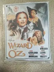 Lot Of Wizard of OZ Collectible Vintage Tin Metal Signs 12x16 Small Canvas Lot