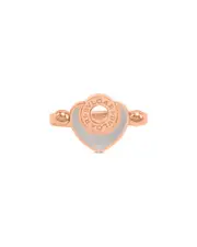 Bulgari 18K Rose Gold White Chalcedony Ring