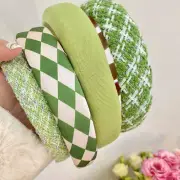 Face Makeup Headband Hair Band Spa Headband Green Headband Plain Head Band