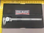Dial Vernier Caliper - 300mm Range. Satin Chrome. Inside, Outside & Height
