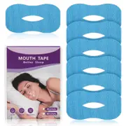 Unbrand Mouth Tape for Anti Snoring for Sleeping, Anti Snoring Mouth Strips for Less Mouth Breathing, Snoring Relief, Sleep Improvement 30PCS Blue
