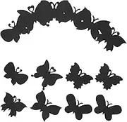Hohopeti Butterfly Shaped Scratch Paper DIY Craft Kits Fun Scratch Cards for Creative Arts Crafts Party Favors Safe Cardboard Material for Schools Daycare