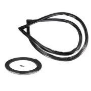 1984 - 1987 (91) For GM Pickup, Rear Window Weatherstrip & Chrome Lock strip