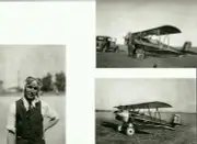 SET OF 3: GEE BEE LOT #43 - 4" X 6" BLACK & WHITE AIRPLANE PRINTS