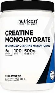 Nutricost Creatine Monohydrate Micronized Powder 1 Pack