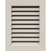 Ekena Millwork Non-Functional Gable Louver Vent 17" x 21" Red Cedar Wood Primed
