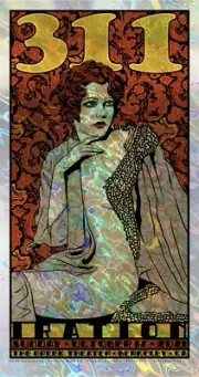 Chuck Sperry 311 at The Greek Theater Berkeley AP Lava Foil Edition xx/15