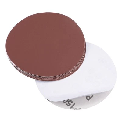 5" PSA Sanding Disc Aluminum Oxide Adhesive Back Sandpaper 1500 Grit 10 Pcs