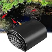 Pond Lining Black HDPE Large Pond Film for Waterfall, Fish Ponds, Garden Fountain Pond Liner Heavy Duty Protection Impermeable Garden Pool Membrane(1x10m(3.3x32.8ft))