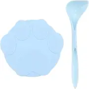 1Set Silicone Pet Can Lid Feeding Spoon Durable Sealing Covers for Pet Food Storage Fits All Cans Easy Off Design Reusable Washable Prevents Spoilage