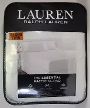 Ralph Lauren The Essential Quilted Mattress Pad Twin XL Size 39 x 80"