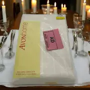 NOS Avon Home Fabric Tablecloth 60" X 84" oblong Cream Square Pattern