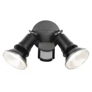 Comet 2 Light Floodlight Sensor LED 5000K IP44 Black - COMET EX2S-BK