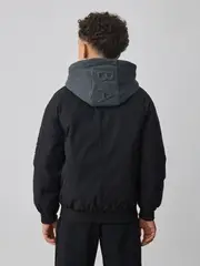 Baker by Ted Baker Shower Resistant Padded Bomber Black Coat (AV7603) | $111 - $127