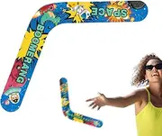 Fun Disc - Soft Indoor Boomerangs | Disc Equipment, Backyard Sports, Funny Throwing Game, Novelty Toy Amusements for Camping Backyard