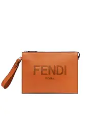 Fendi Flat Pouch Medium in Brown