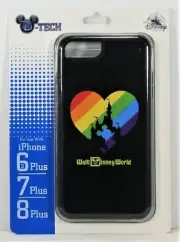 Disney Rainbow Gay Pride Mickey Heart Apple Iphone 6S/7/8 Plus Cellphone Case