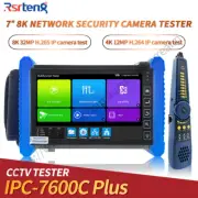 Rsrteng 8K 7in IP Security Camera Monitor CCTV Tester 4K Network Test Tool POE