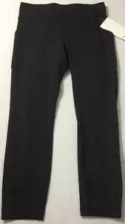 Lululemon Women's Invigorate HR 7/8 Tight 25” LW5CQFS Black Size 2