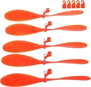 EPIGEIST Easy to Install Model Airplane Propellers 5 Sets Rc Upgrade Kit DIY Aircraft Parts Toy Airplane Accessories