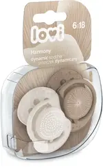 LOVI Harmony 6-18 months pacifier 2 pieces