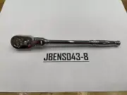 Snap-on Tools USA NEW CUSTOM 1/4" Drive Long Length Chrome Flex Head Ratchet