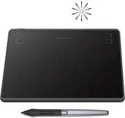 Drawing Tablet HUION HS64 Beginner Graphics Tablet OSU Tablet with Battery-Free Stylus 8192 Pressure Sensitive for Dgital Art, Painting & Design, Compatible with Windows, Mac, Android & Linux