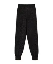 knitted joggers S,M Black