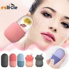 1/2PCS Facial Cube Massager Ice Roller Depuff Sculpt Face Shrink Pores Silicone